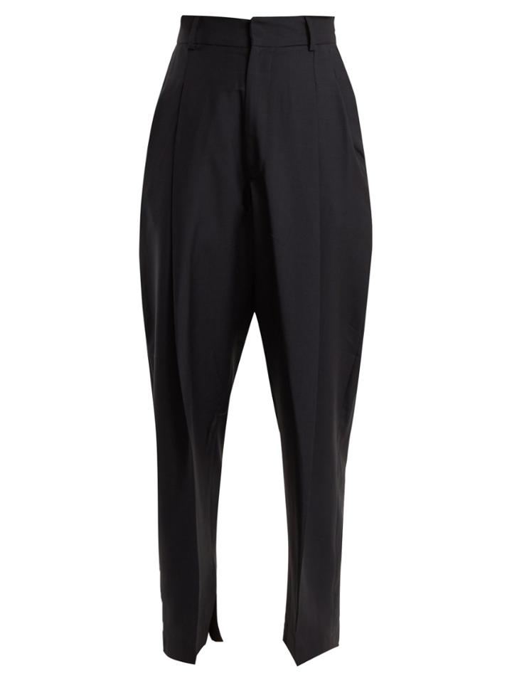 Edward Crutchley Oversized Pleated Wool-blend Trousers