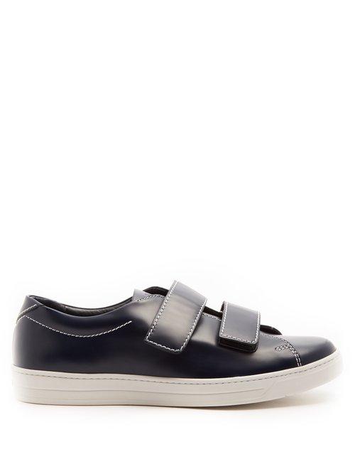 Matchesfashion.com Prada - Low Top Velcro Trainers - Mens - Navy