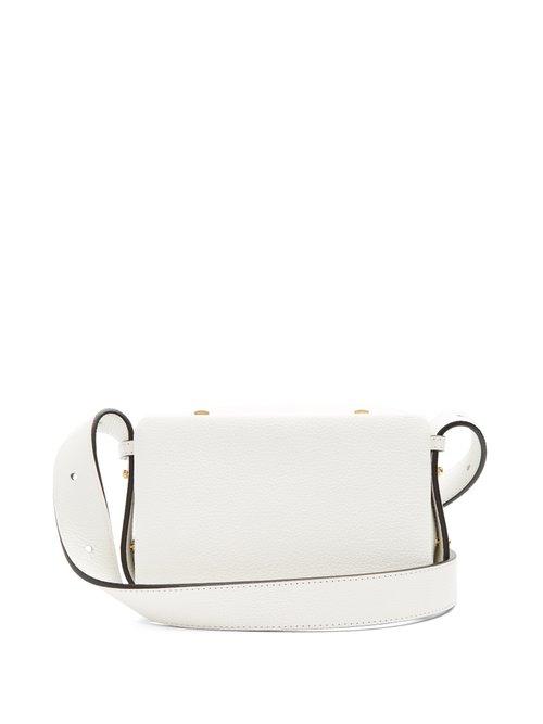 Matchesfashion.com Lutz Morris - Maya Small Grained Leather Cross Body Bag - Womens - Ivory