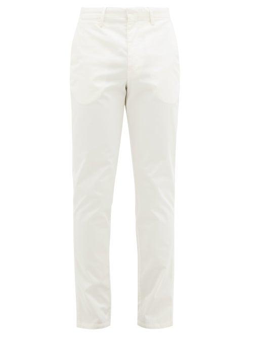 Matchesfashion.com Orlebar Brown - Brinley Slim-leg Cotton-blend Chino Trousers - Mens - White
