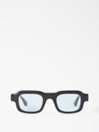 Thierry Lasry - Flexxxy Square Acetate Sunglasses - Mens - Black Blue