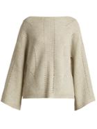 Nili Lotan Leyton Bell-sleeve Cashmere Sweater