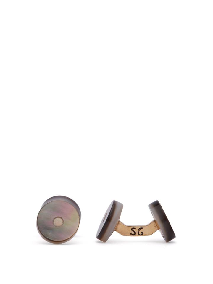 Samuel Gassmann Mother-of-pearl Cufflinks