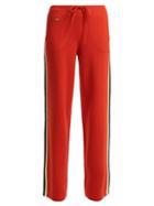 Matchesfashion.com Bella Freud - Race Merino Wool Track Pants - Womens - Red