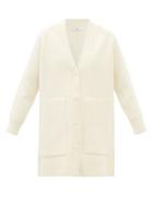 Co - Natural World Oversized Ribbed-wool Cardigan - Womens - Cream