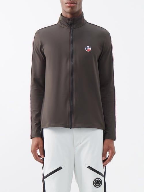 Fusalp - Mario Ii Zipped Thermal Base-layer Top - Mens - Khaki/army
