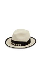 Borsalino Zigzag Band Panama Hat
