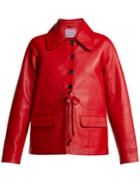 Alexachung Heart-patch Leather Jacket