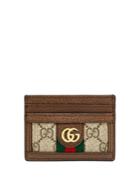 Gucci Ophidia Gg Plaque Leather Cardholder
