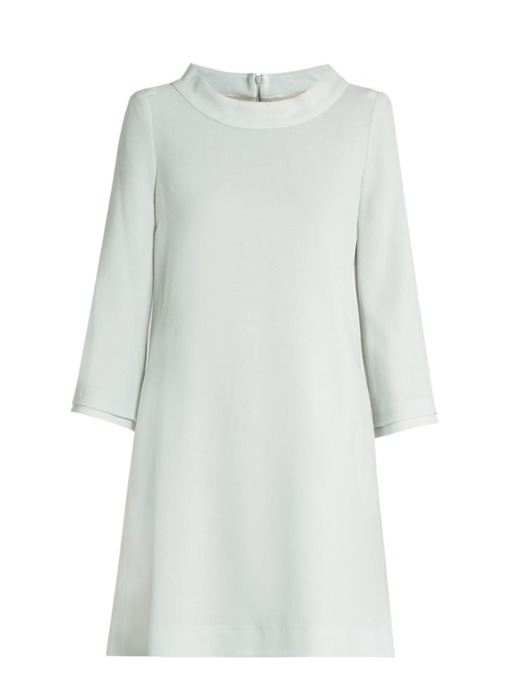 Goat Dawn Round-neck Wool-crepe Dress