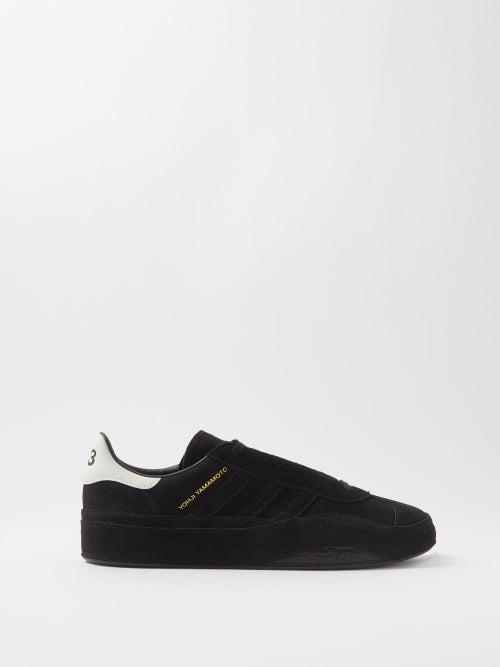 Y-3 - Gazelle Suede Trainers - Mens - Black White