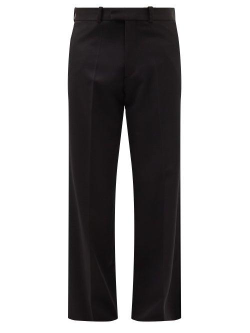 Raf Simons - Twill Tailored Trousers - Mens - Black