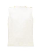 Matchesfashion.com Gucci - Gg-jacquard Wool-blend Top - Womens - Ivory
