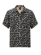 Matchesfashion.com Needles - Bubble-jacquard Crinkled Short-sleeve Shirt - Mens - Black
