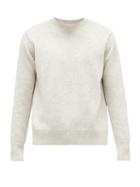Matchesfashion.com Studio Nicholson - Crew-neck Wool-blend Sweater - Mens - Light Grey