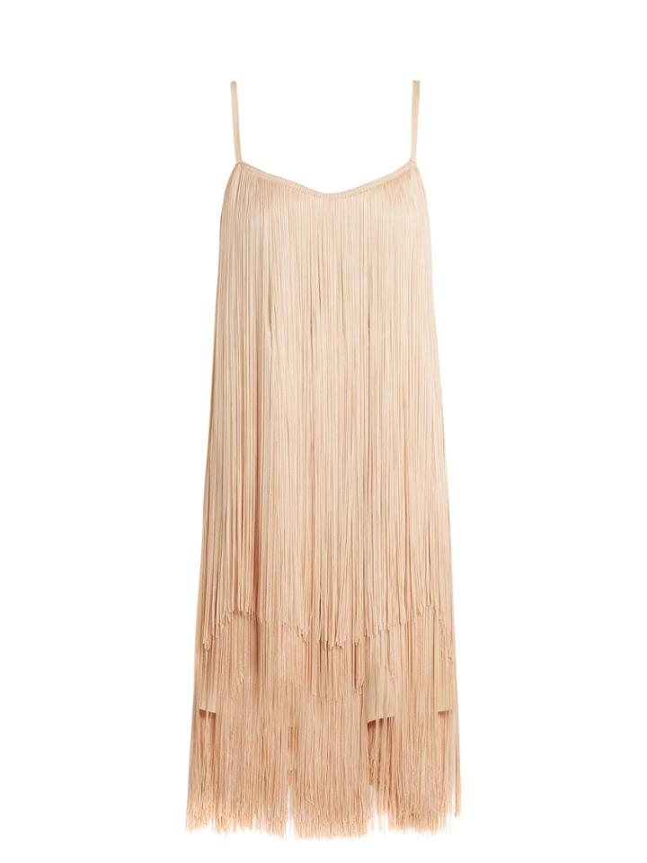 Raey Long-fringe Slip Dress