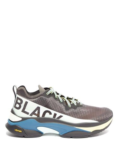 Matchesfashion.com Brandblack - Kite Racer Ripstop Trainers - Mens - Black Multi