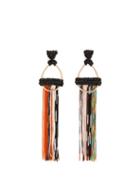 Matchesfashion.com Missoni - Lurex Thread Tassel Earrings - Womens - Multi