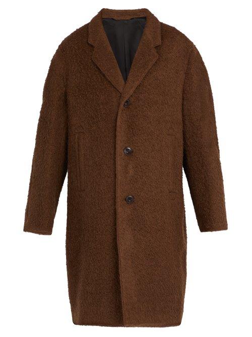 Matchesfashion.com Lemaire - Chesterfield Wool Blend Coat - Mens - Brown