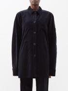 Raey - Cotton And Cashmere-blend Corduroy Overshirt - Womens - Navy