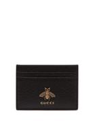 Gucci Bee-embellished Leather Cardholder