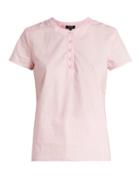 Matchesfashion.com A.p.c. - Philippine Short Sleeved Cotton Blouse - Womens - Light Pink