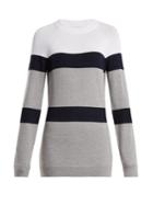 Lndr Apres Striped-knit Wool-blend Sweater