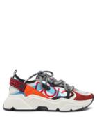 Matchesfashion.com Dolce & Gabbana - Daymaster Logo-print Mesh And Suede Trainers - Mens - White Multi