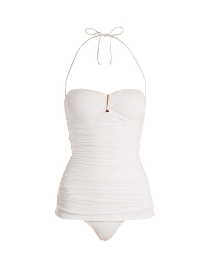 Melissa Odabash Mauritius Strapless Ruched-panel Swimsuit