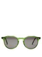 Monc - Kallio Round Bio-acetate Sunglasses - Mens - Green