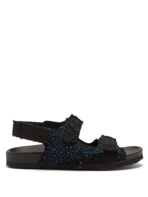 Matchesfashion.com By Walid - Felix 19th Century Beaded Sandals - Womens - Black