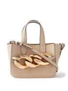 Jw Anderson - Chain Mini Leather Cross-body Bag - Womens - Beige