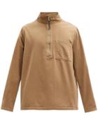 Matchesfashion.com Albam - Hoy Garment-dyed Cotton-jersey Sweatshirt - Mens - Beige