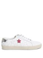 Saint Laurent - Court Classic California Low-top Leather Trainers - Womens - White Multi