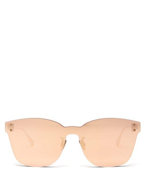 Matchesfashion.com Dior Eyewear - Diorcolorquake2 Sunglasses - Womens - Gold