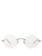 Matchesfashion.com Dior Homme Sunglasses - Dior0236 Round Metal Glasses - Mens - Clear