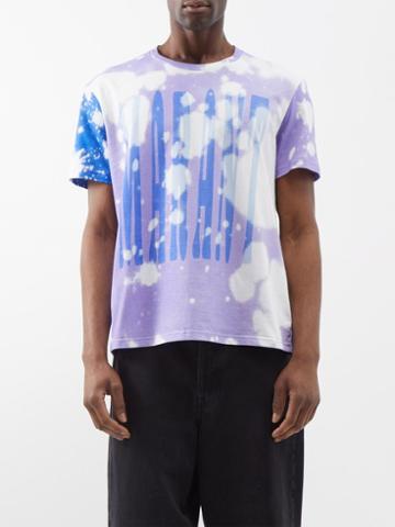 Isabel Marant - Honore Tie-dyed Cotton-jersey T-shirt - Mens - Purple Multi