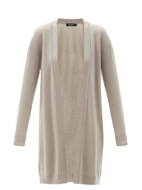 Matchesfashion.com Lisa Yang - Elena Open-front Cashmere Cardigan - Womens - Mid Grey