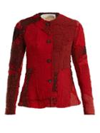 Matchesfashion.com By Walid - Yoni 19th Century Panelled Silk Jacket - Womens - Red Multi