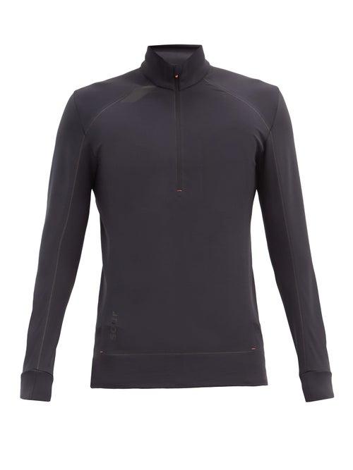 Matchesfashion.com Soar - Mid-temperature 3.0 Zipped Running Top - Mens - Black