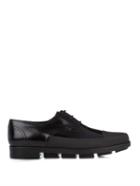Balenciaga Leather And Rubber Derby Shoes