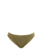 Haight - Classic-cut Bikini Briefs - Womens - Khaki