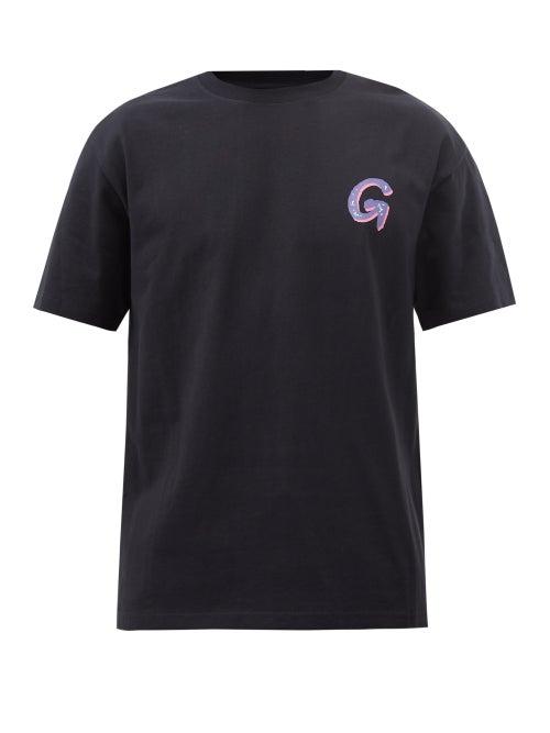 Gramicci - Swirl-print Cotton-jersey T-shirt - Mens - Black