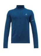 Matchesfashion.com Salomon - Agile Half Zip Stretch Jersey Top - Mens - Blue