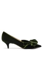 No. 21 Knotted Velvet Pumps