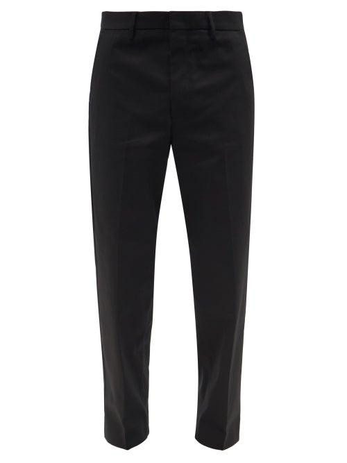 Acne Studios - Ayonne Cotton-blend Twill Trousers - Mens - Black