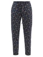Hanro - Paisley-print Cotton-jersey Pyjama Trousers - Mens - Navy Multi