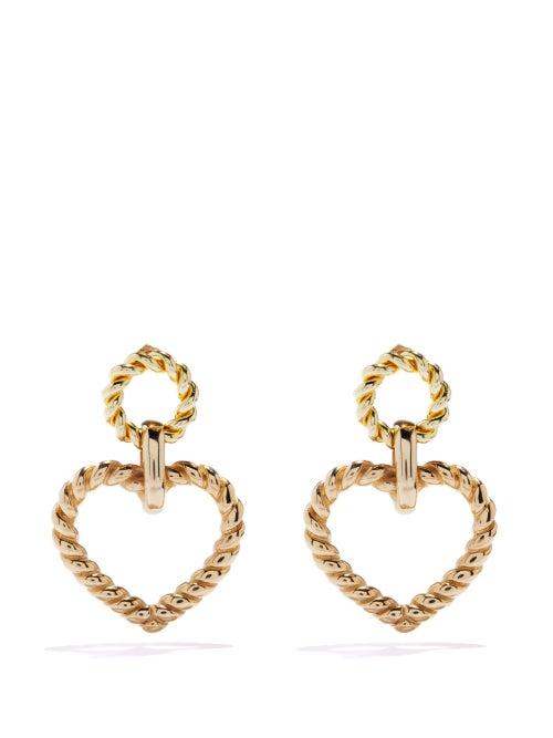 Laura Lombardi - Bambola Heart Earrings - Womens - Gold