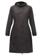 Matchesfashion.com Moncler - Rasaben Gathered-waist Long Technical Coat - Womens - Black