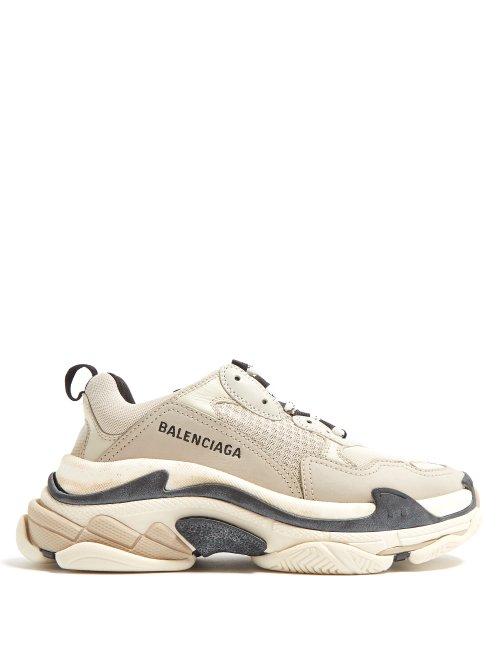Matchesfashion.com Balenciaga - Triple S Low Top Trainers - Womens - Beige